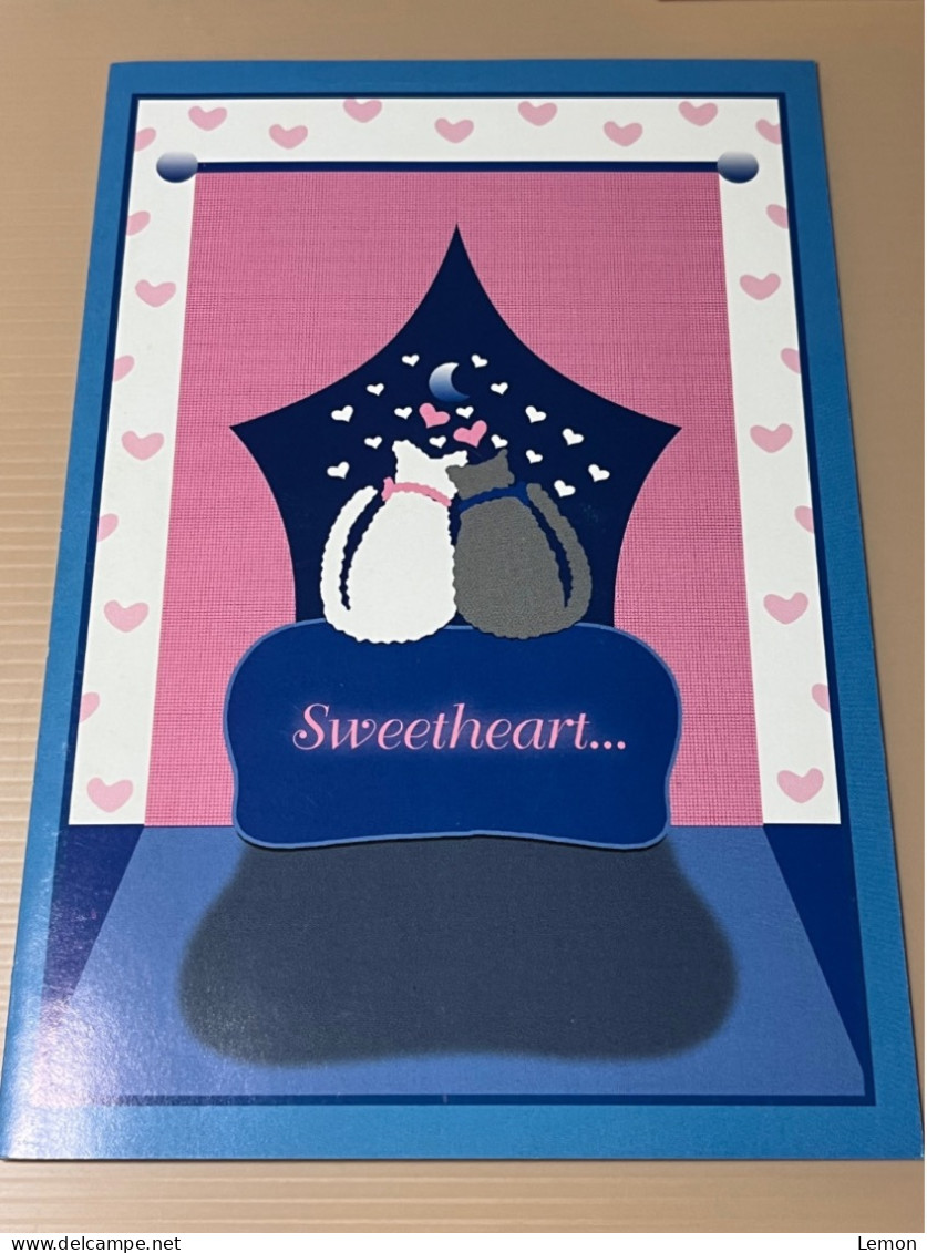 Mint USA UNITED STATES America Prepaid Telecard Phonecard, Cat’s Meow Valentine, Set Of 1 Mint Card With Greeting Card - Otros & Sin Clasificación