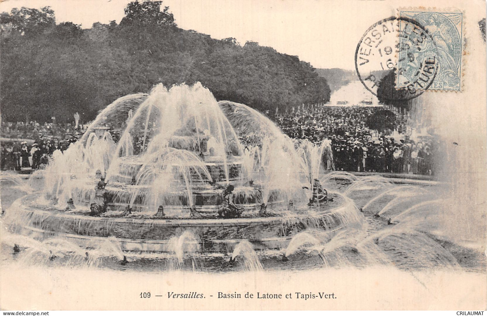 78-VERSAILLES BASSIN DE LATONE-N°5147-G/0057 - Versailles (Schloß)
