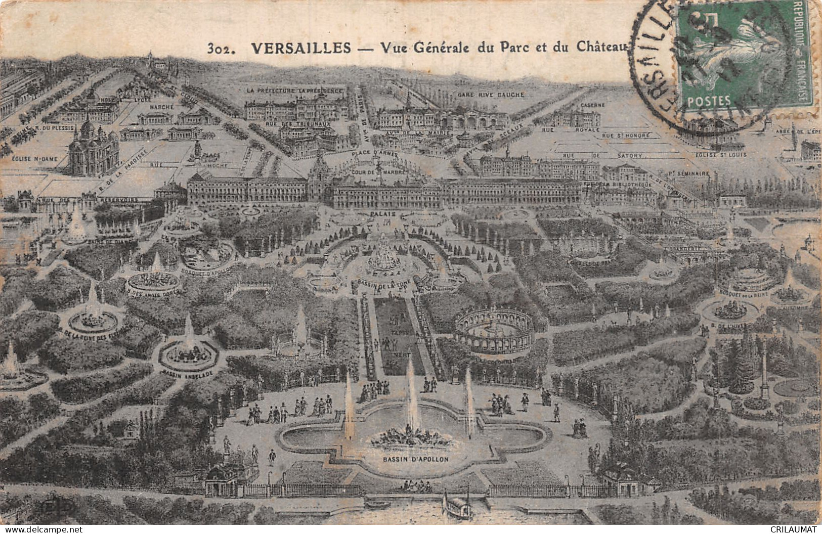 78-VERSAILLES LE CHÂTEAU-N°5147-G/0047 - Versailles (Schloß)