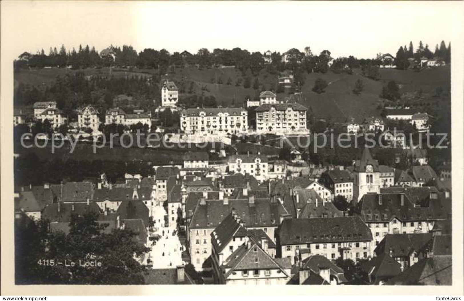 12005797 Le Locle Vue Generale Le Locle - Other & Unclassified