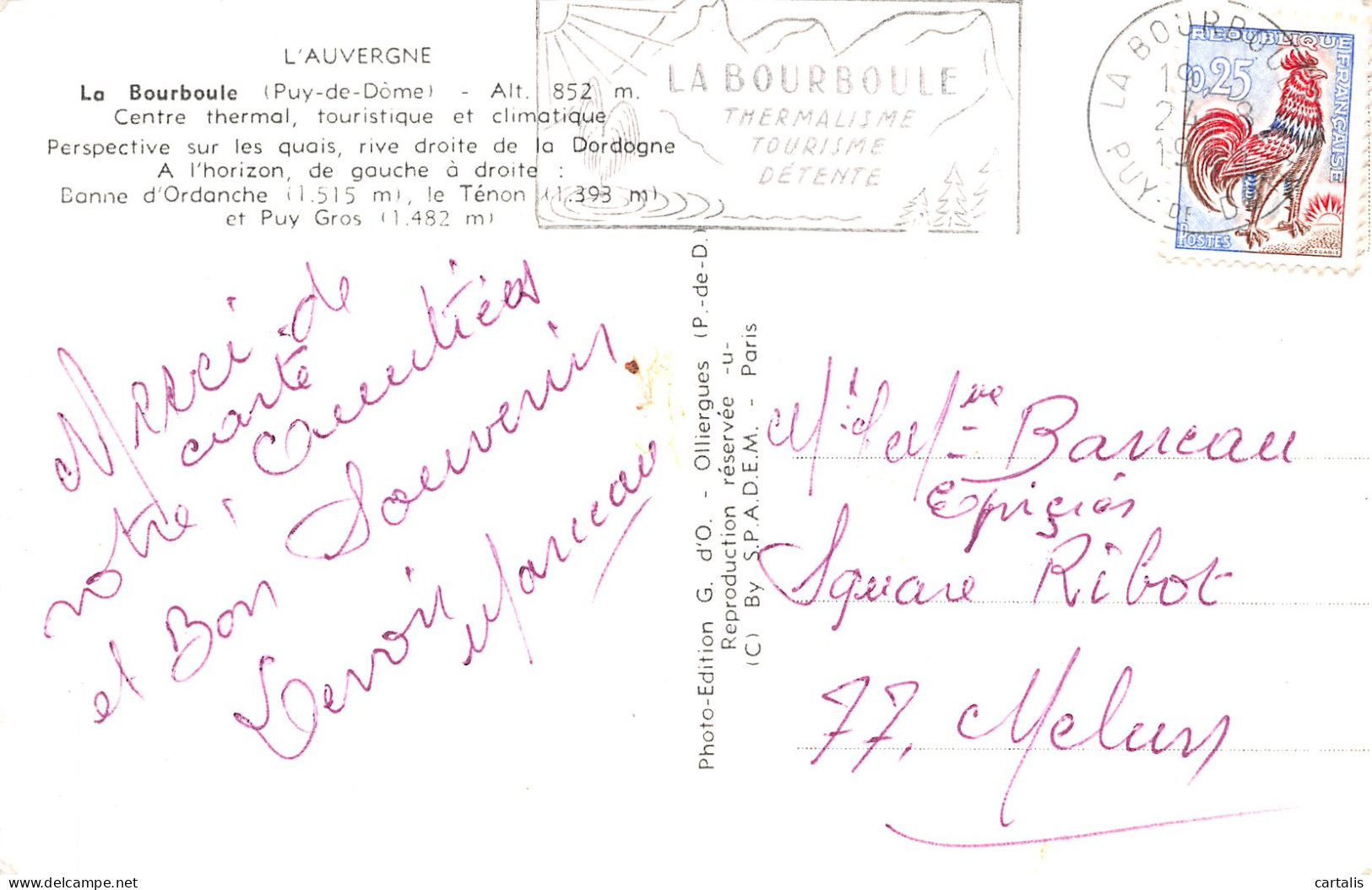 63-LA BOURBOULE-N°4202-E/0277 - La Bourboule