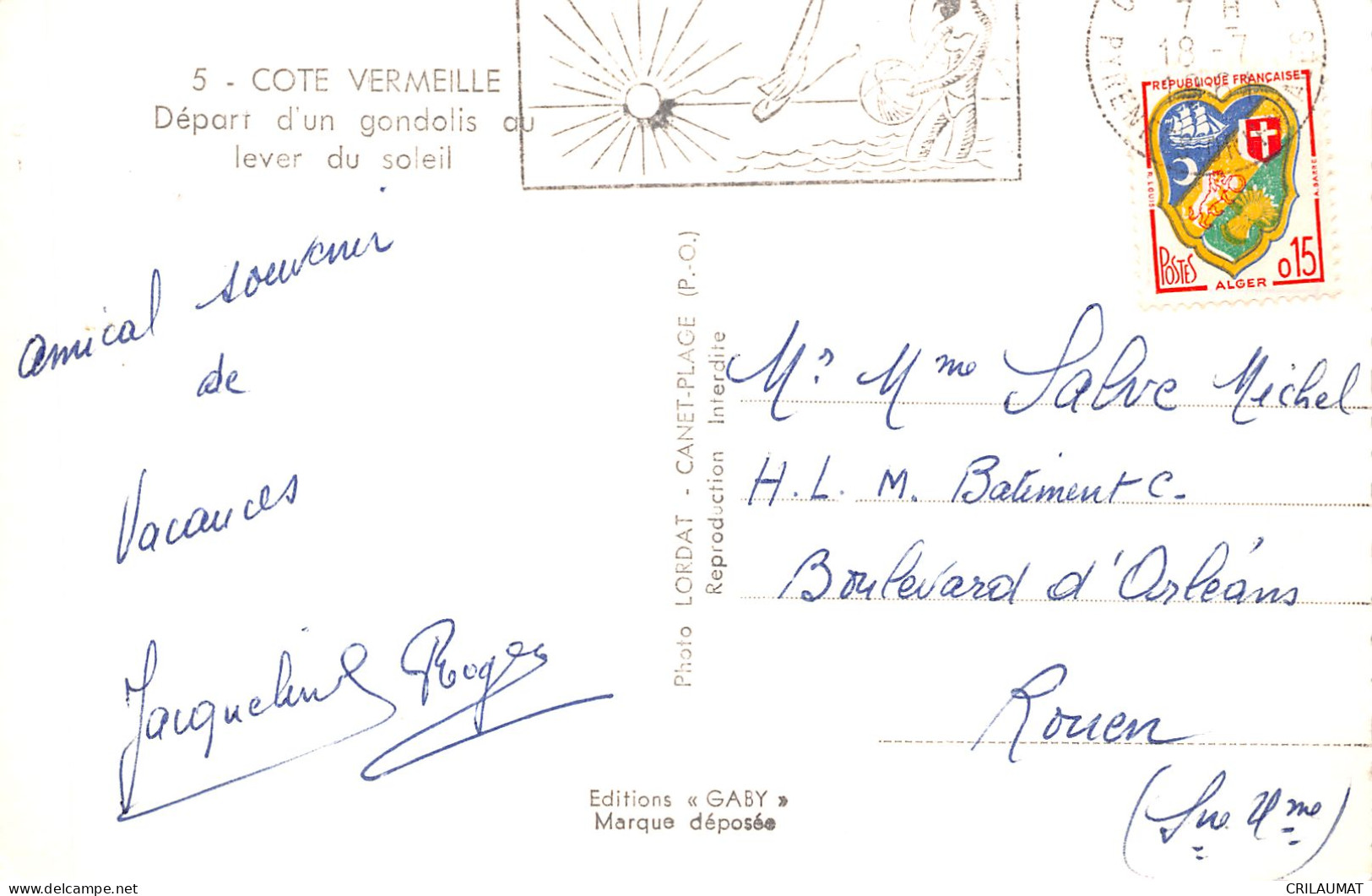 66-COTE VERMEILLE-N°5147-H/0357 - Other & Unclassified