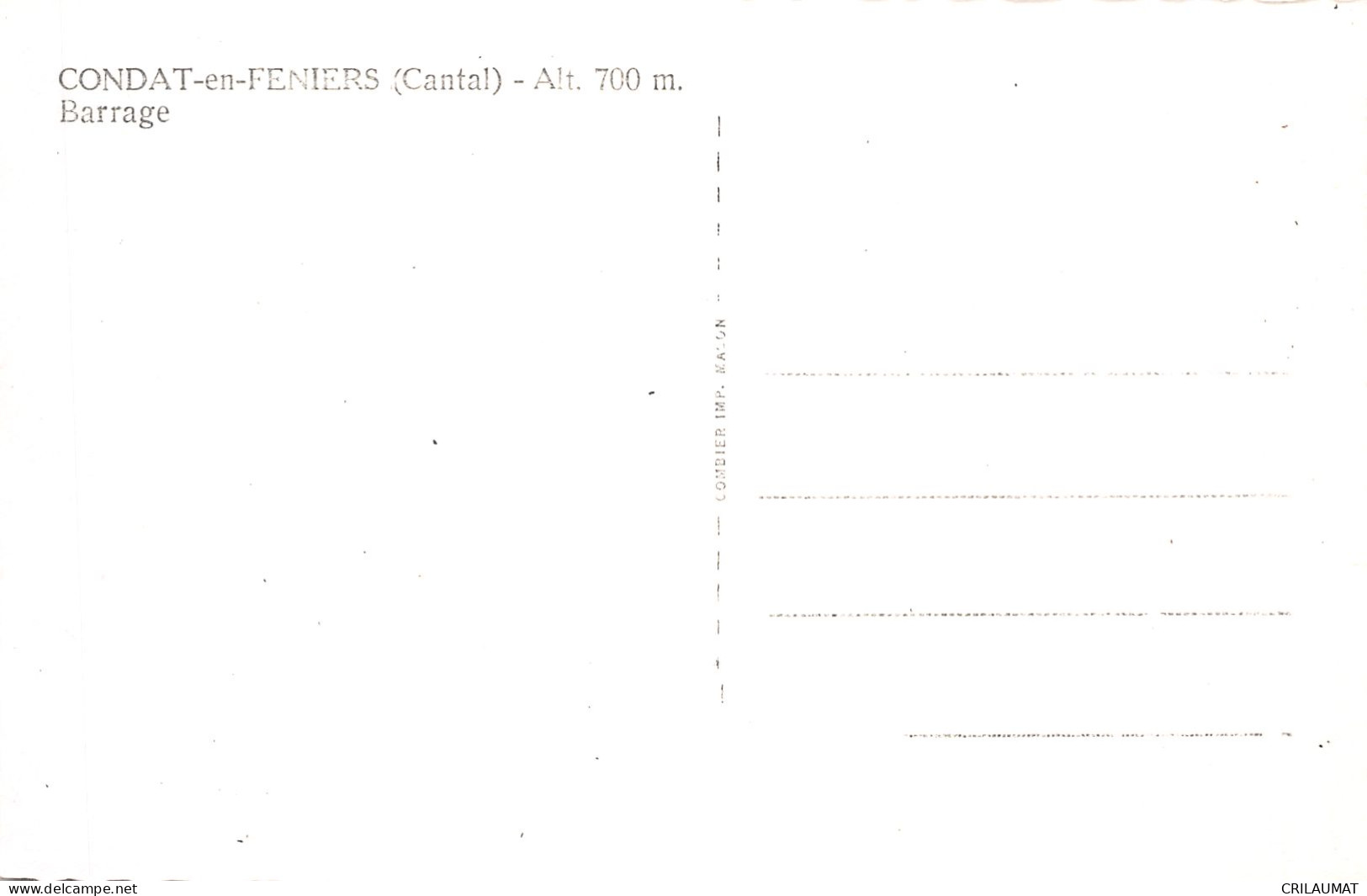 15-CONDAT EN FENIERS-N°5147-H/0335 - Condat