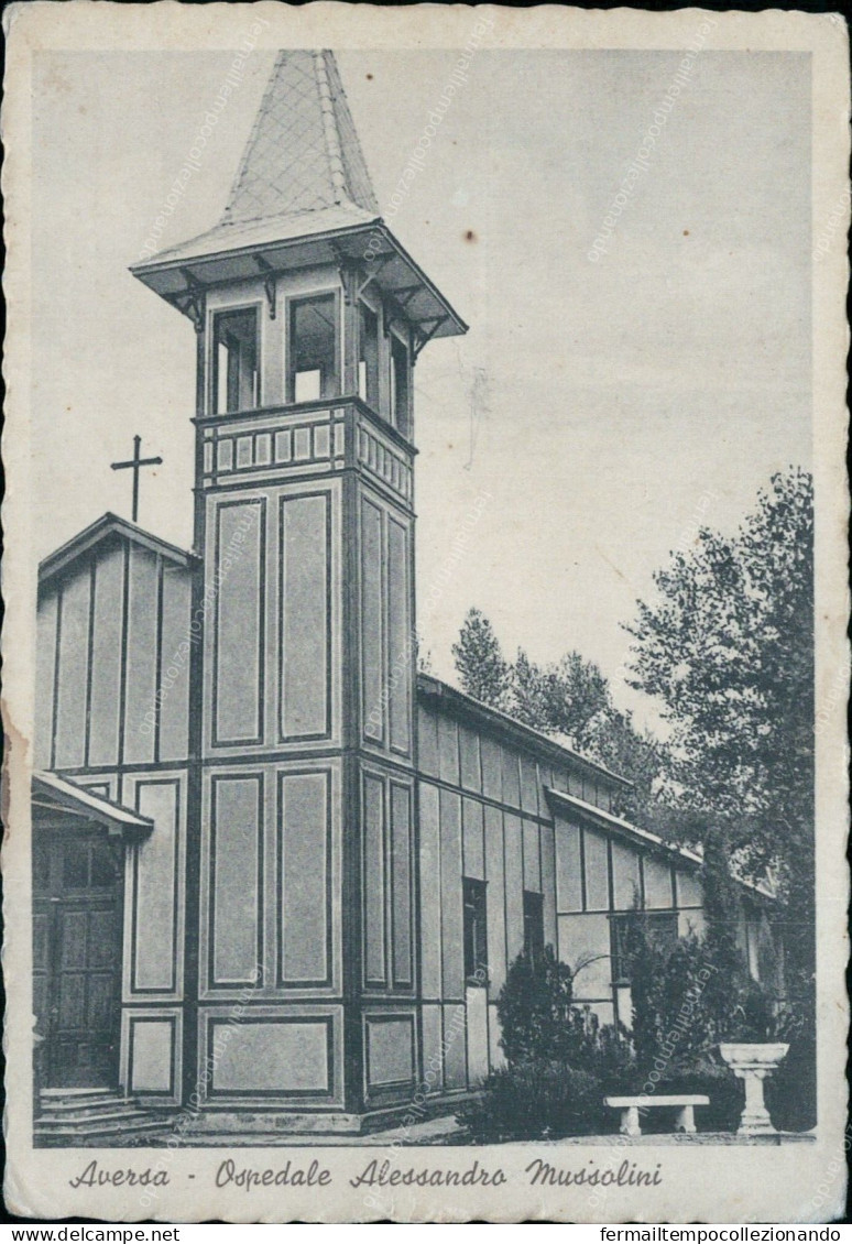 Cs624 Cartolina Ospedale Alessandro Mussolini Provincia Di  Caserta Campania - Caserta