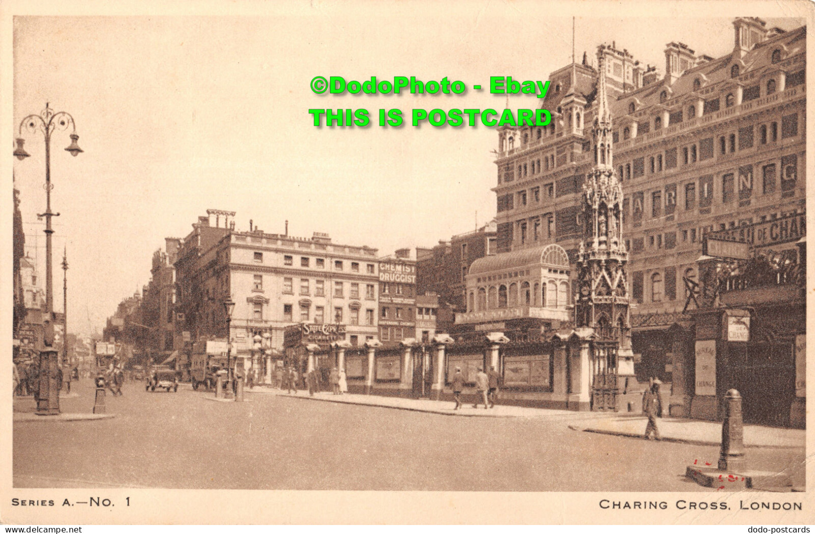 R416521 Series A. No. 1. Charing Cross. London. St. Pauls Hospital Competition - Autres & Non Classés