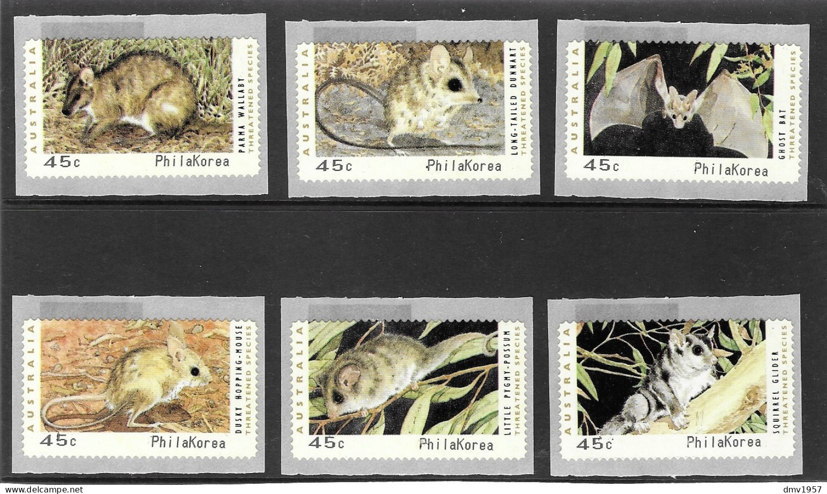 Australia 1994 MNH (S/A) Philakorea Counter Labels - Neufs