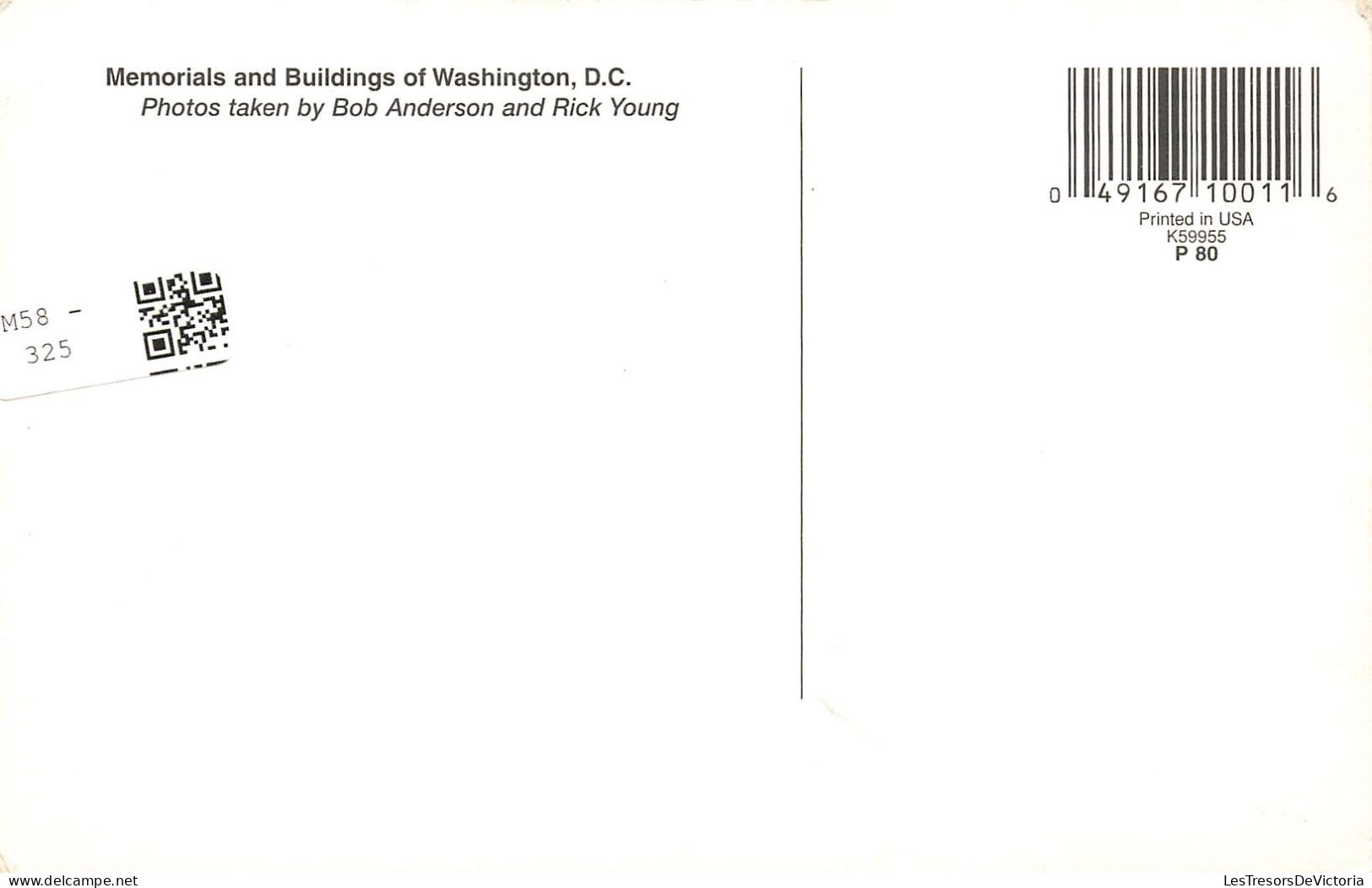 ETATS-UNIS - Memorials And Building Of Washington D C - Greetings From The Nation's Capital Washington DC- Carte Postale - Washington DC