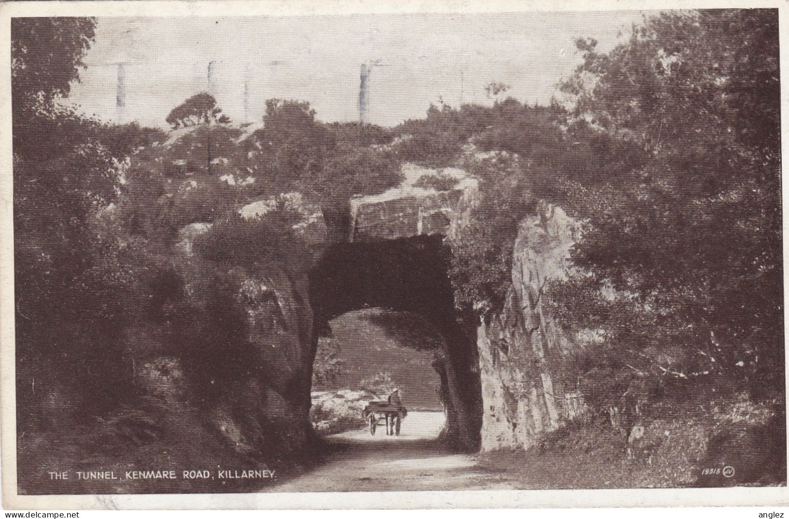 Ireland / Eire - RPPC The Tunnel Kenmare Road Killarney Co. Kerry Posted 1954 To UK - Kerry