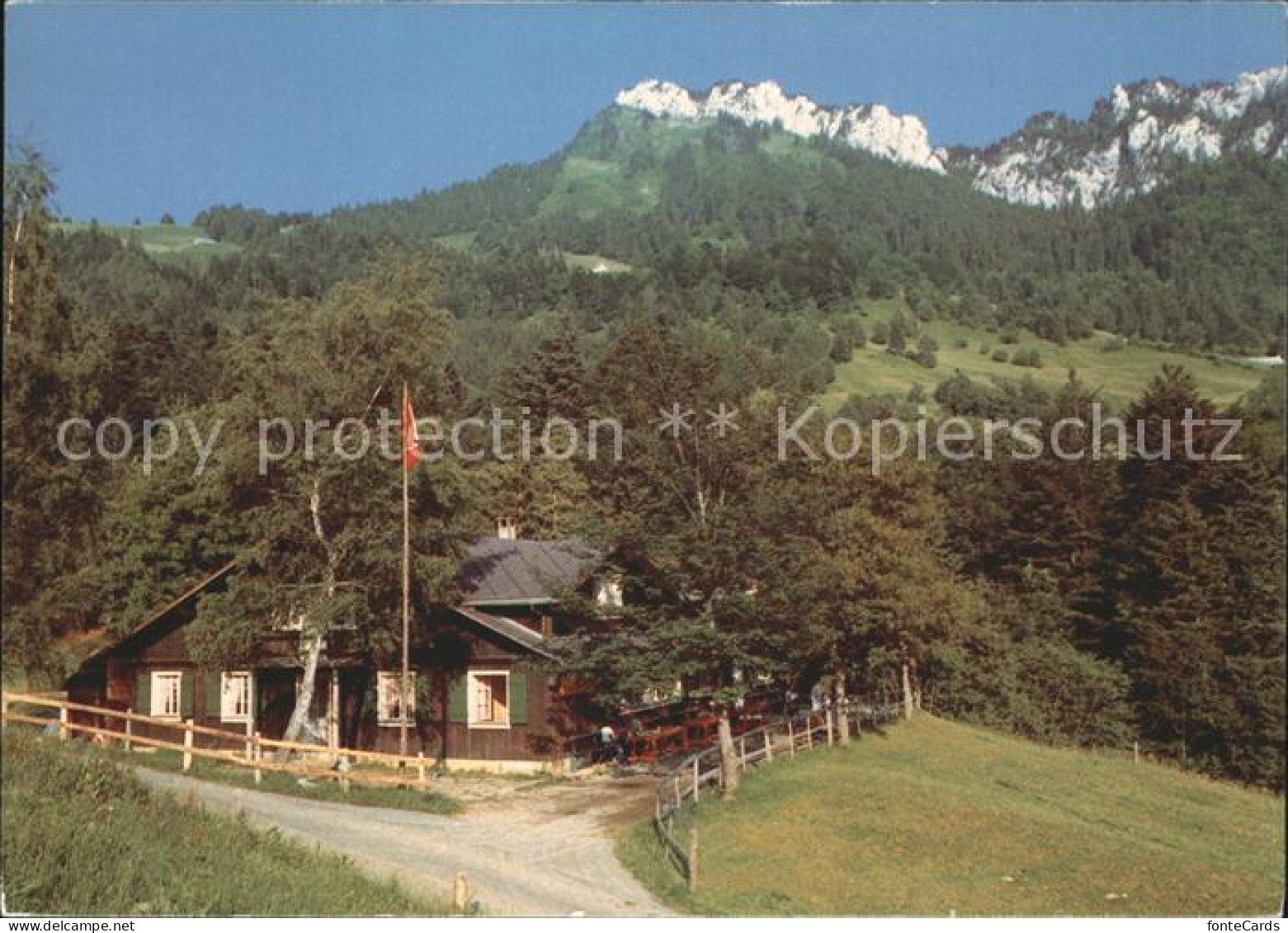 12001237 Gersau Vierwaldstaettersee Ferienkolonie Obergschwend Mit Rigi Hochfluh - Autres & Non Classés