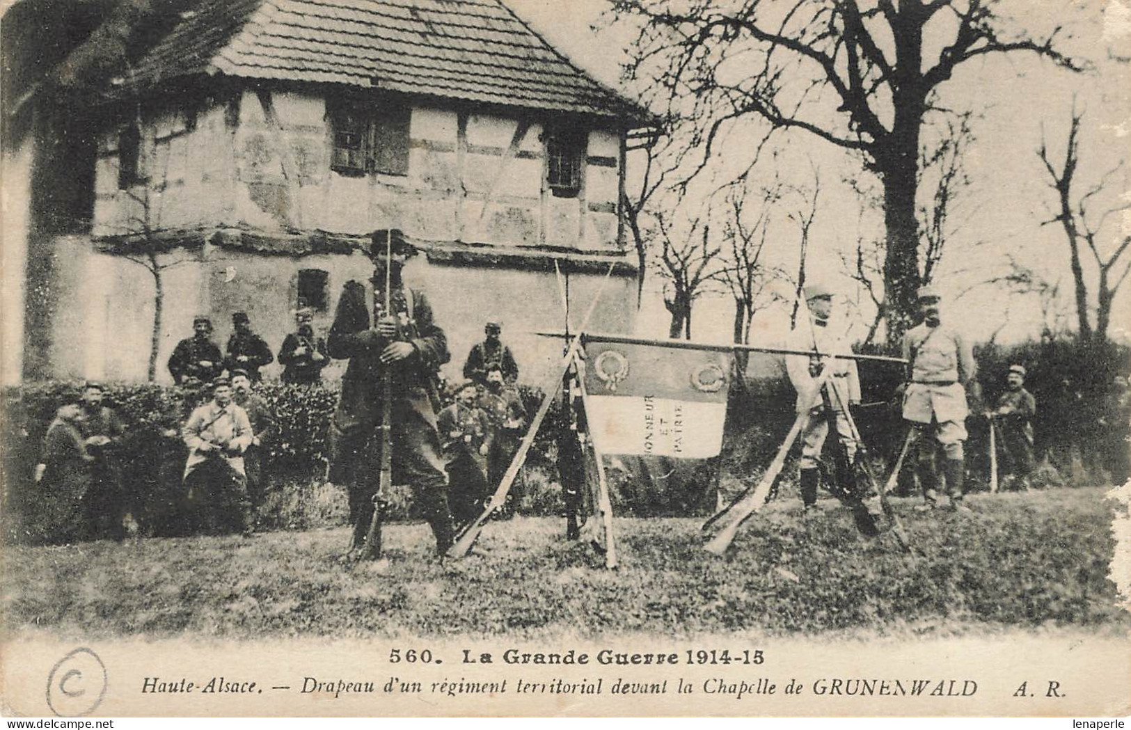 D9429 Haute Alsace Drapeau D'un Régiment Territorial - Autres & Non Classés