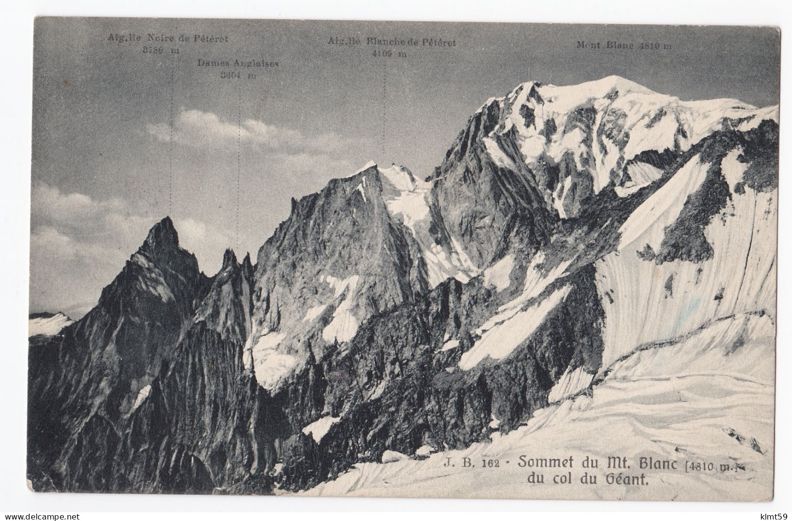 Sommet Du Mt-Blanc Du Col Du Géant - Sonstige & Ohne Zuordnung