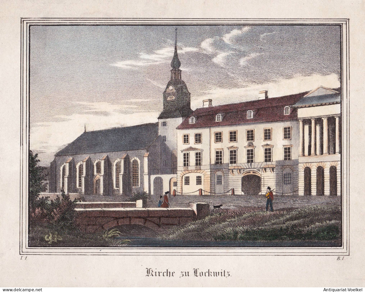 Kirche Zu Lockwitz - Dresden Lockwitz Abtei Sachsen - Prints & Engravings