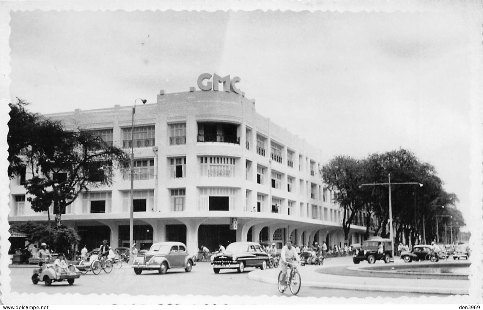 Viet-Nam - SAIGON (Hô Chi Minh-Ville) - Magasin Charner, GMC - Automobiles - Carte-Photo (2 Scans) - Vietnam