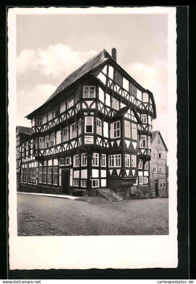 AK Homberg /Bez. Kassel, Gasthaus Zur Krone  - Kassel