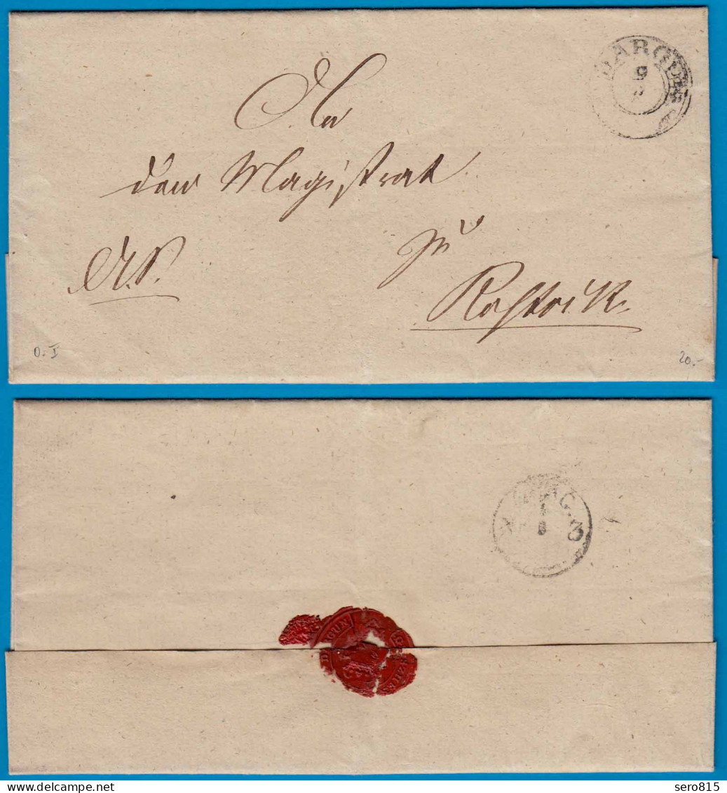 Mecklenburg Schwerin 1857 Umschlag Von Dargun  (18773 - Sonstige & Ohne Zuordnung