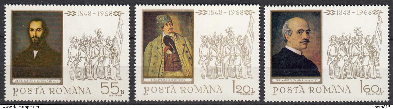 RUMÄNIEN - ROMANIA - 1968 Revolution Mi.2694-96 Postfr.   (22560 - Autres & Non Classés