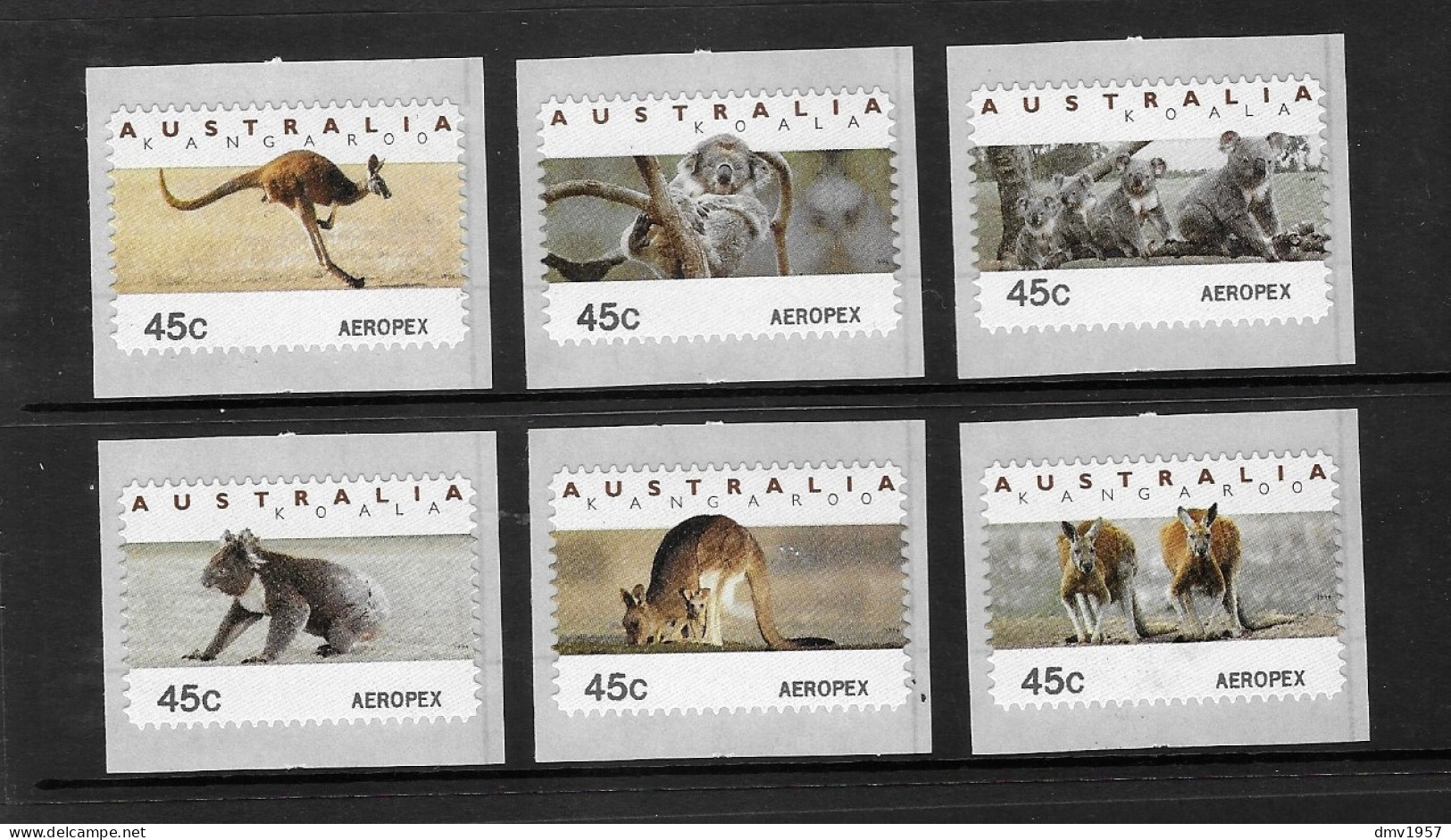 Australia 1994 MNH (S/A) Aeropex Counter Labels - Neufs