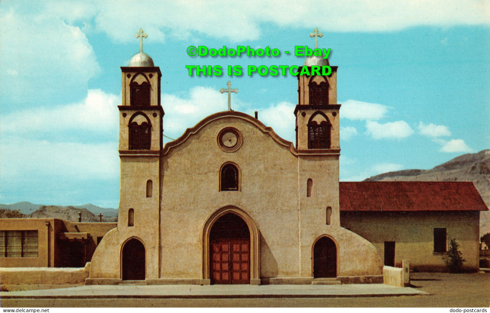 R416969 K 167. San Miguel Church. Socorro. New Mexico. Southwest Post Card. Curt - World