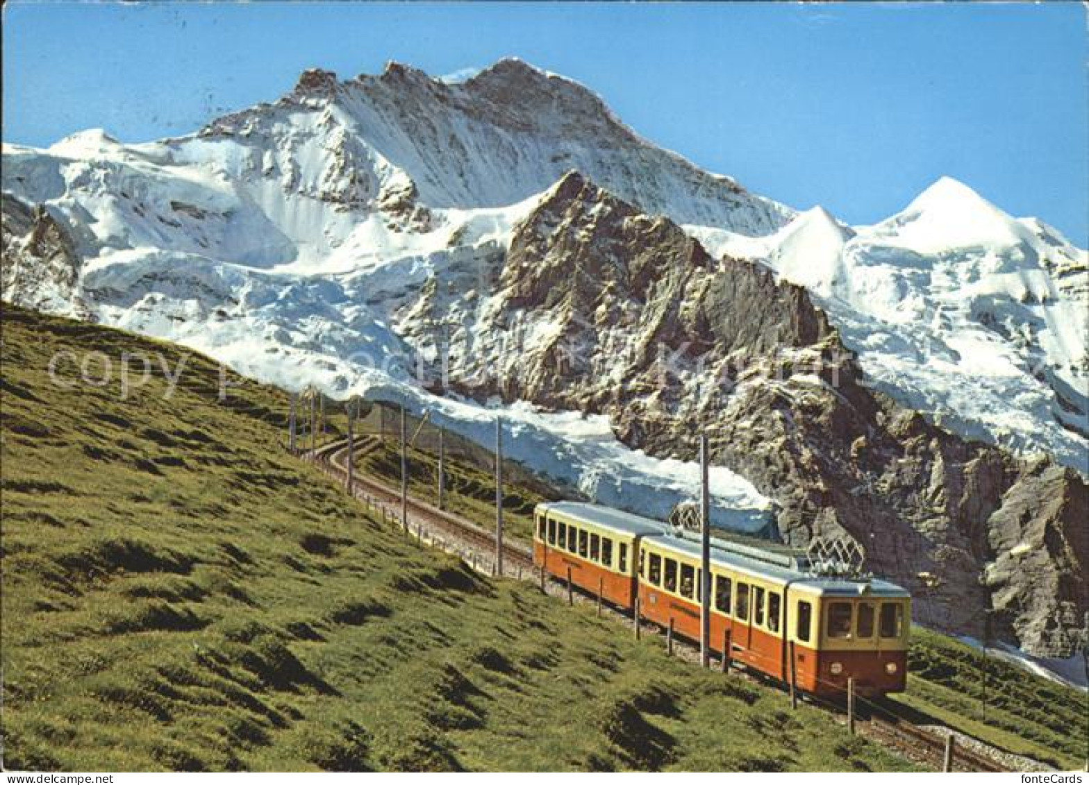 11997537 Jungfraubahn Kleine Scheidegg Jungfrau Silberhoerner  Jungfraubahn - Autres & Non Classés