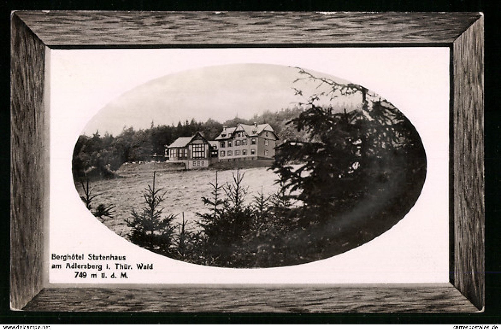 Passepartout-AK Adlersberg I. Thür. Wald, Berghotel Stutenhaus  - Autres & Non Classés