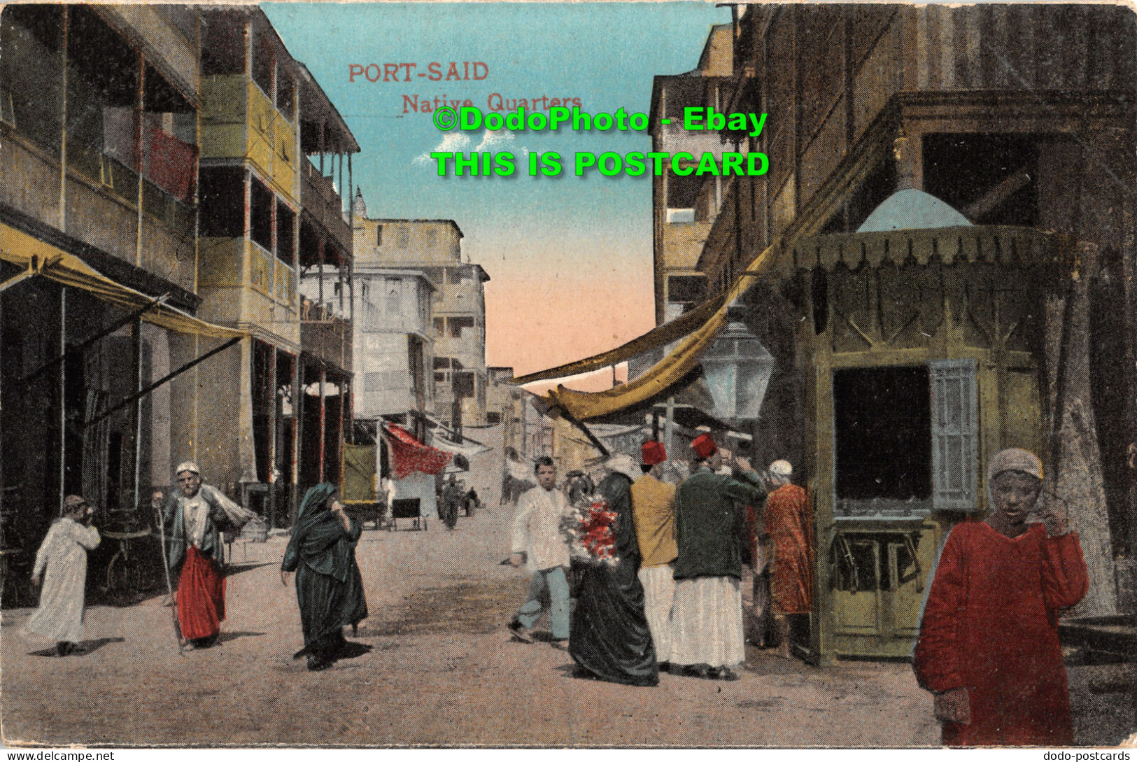 R417350 Port Said. Native Quarters. The Cairo Post Card Trust. Serie. 648 - World