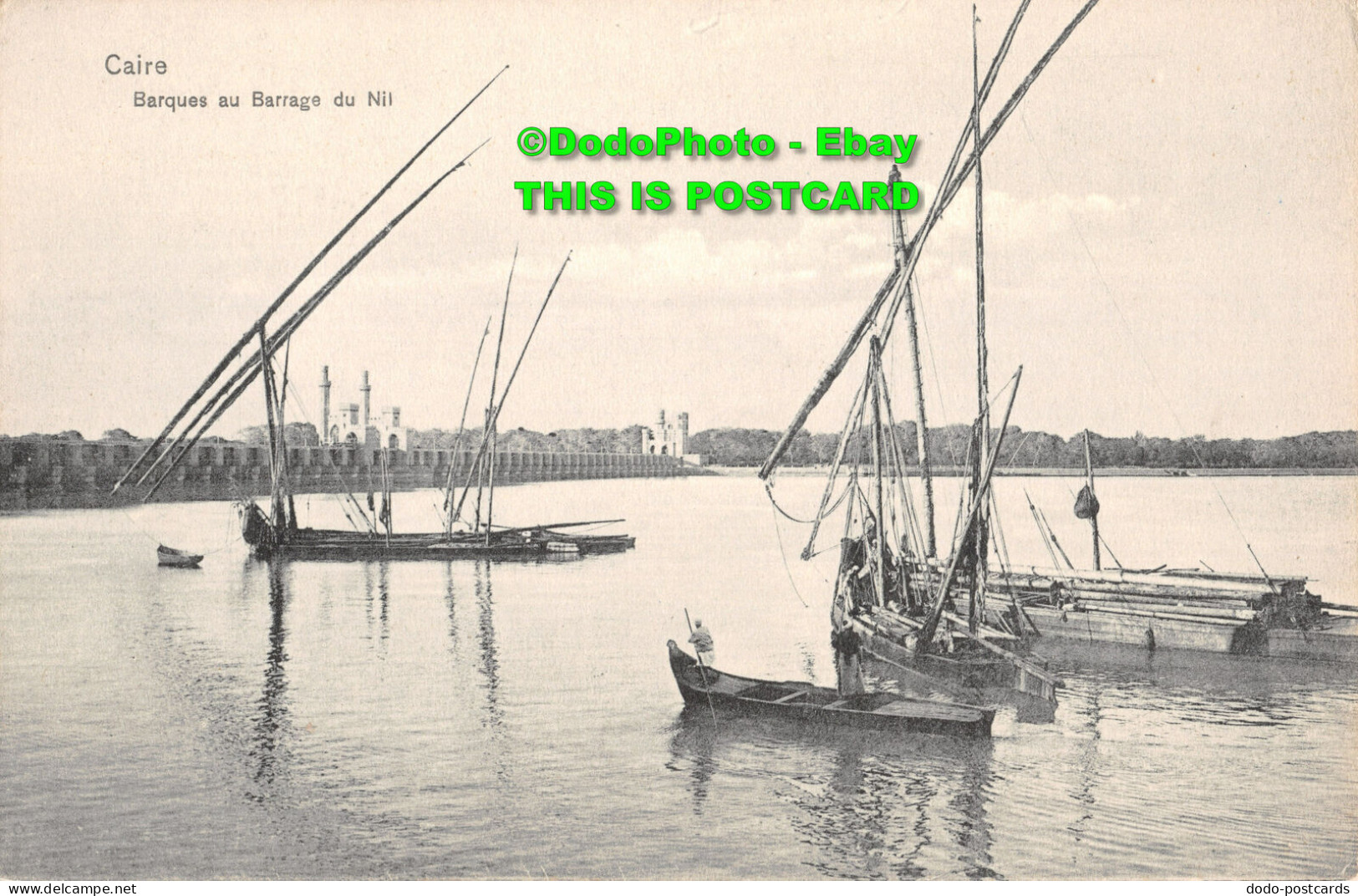 R417352 Caire. Barques Au Barrage Du Nil. Dr. Trenkler. 1938 - World