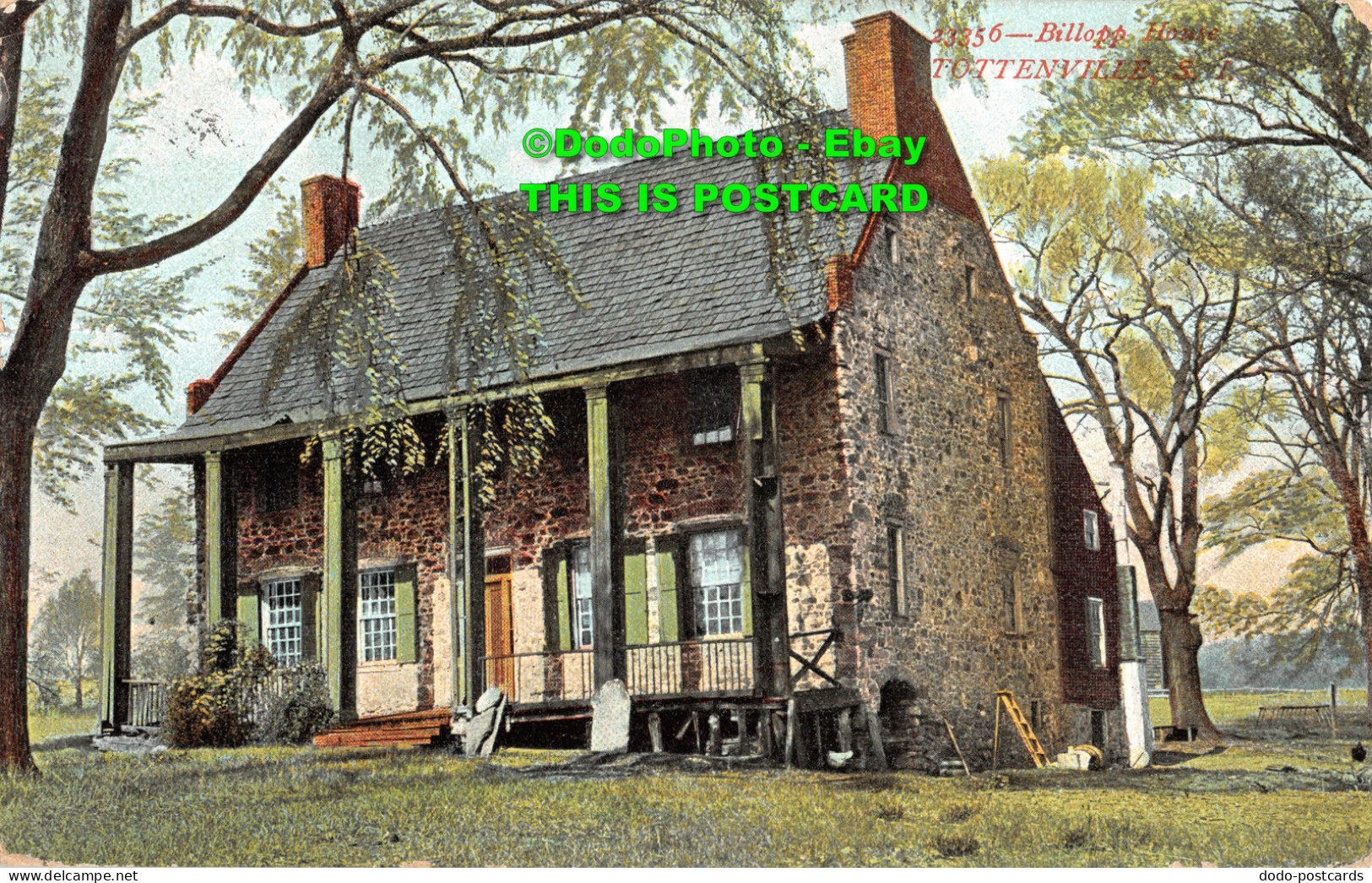 R416973 23356. Billopp House. Tottenville. S. I. Souvenir Post Card. 1910 - World