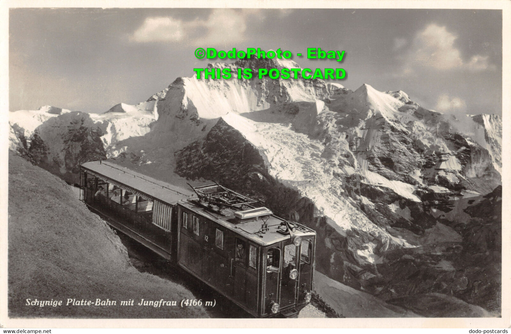 R416974 Schynige Platte Bahn Mit Jungfrau. M 2121. Photoglob Wehrli And Vouga - World