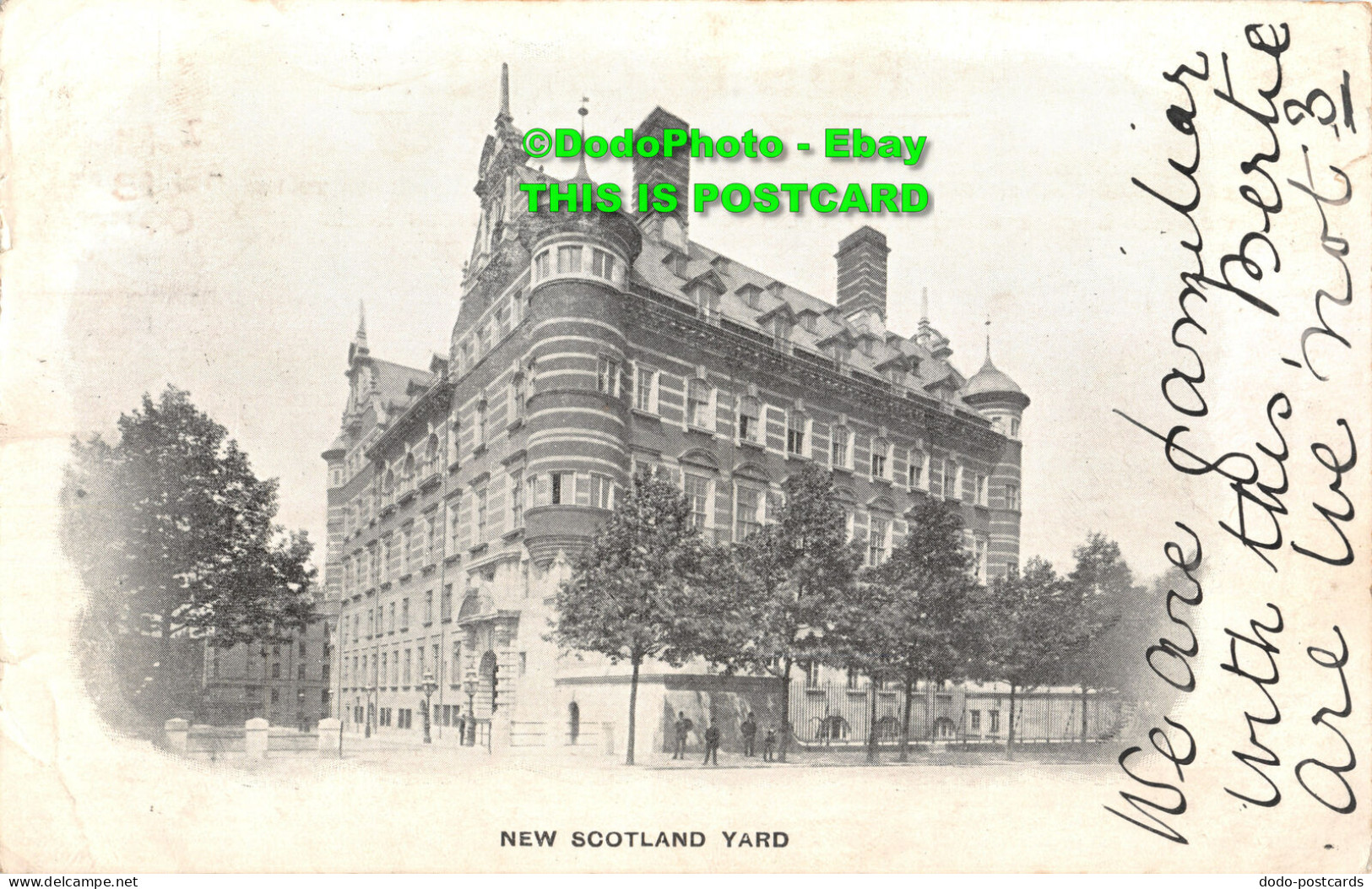 R417356 New Scotland Yard. W. Straker. Postcard 1904 - World