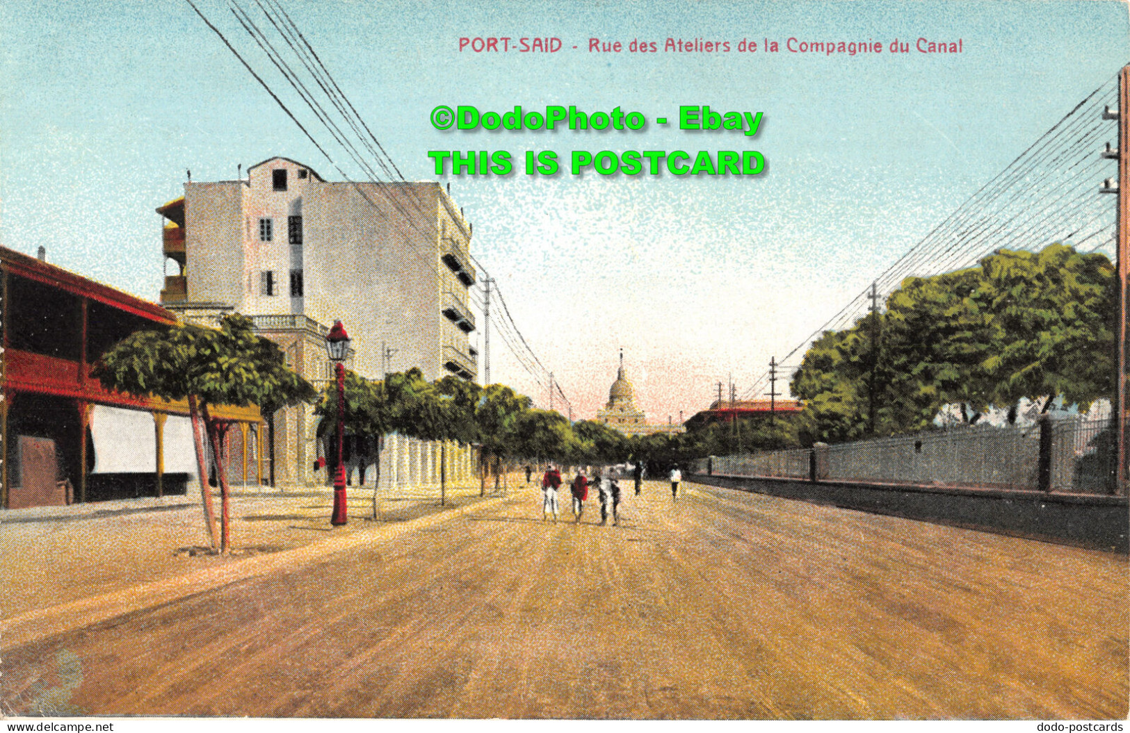 R417358 Port Said. Rue Des Ateliers De La Compagnie Du Canal. Isaac Behar. E. Be - World