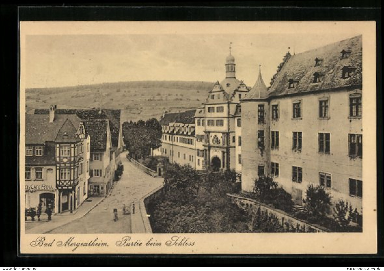 AK Bad Mergentheim, Partie Beim Schloss  - Bad Mergentheim