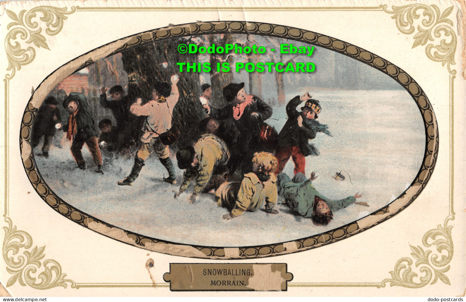 R416569 Snowballing. Morrain. Max Ettlinger. Series 5386. The Royal Series. 1909 - World