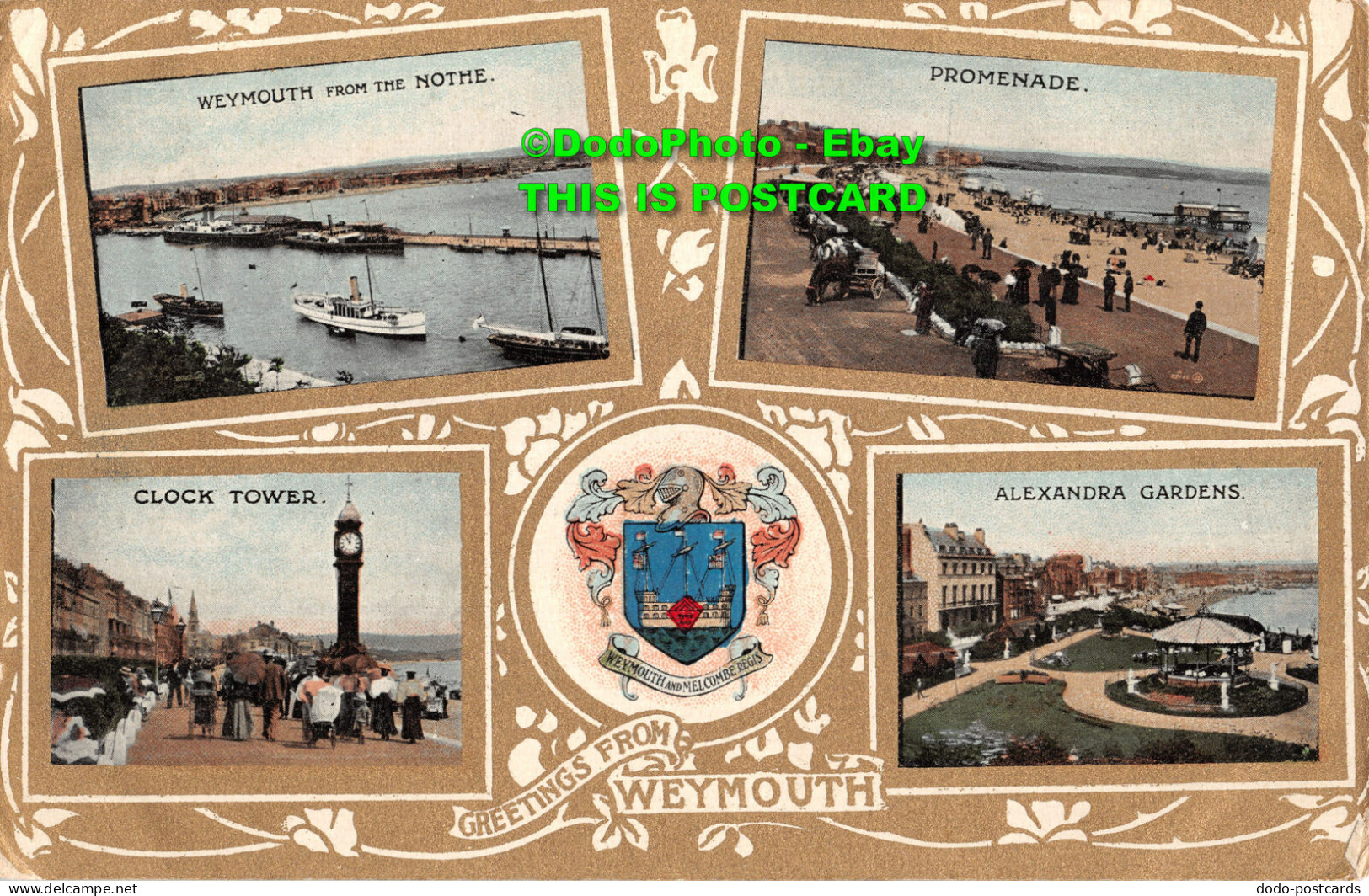 R416983 Greetings From Weymouth. Valentines Series. 1909. Multi View - World