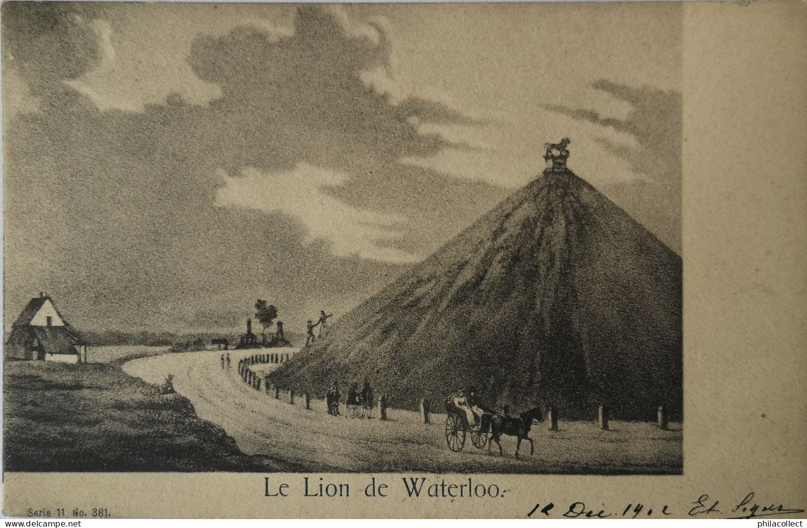 Waterloo // Le Lion De Waterloo (niet Standaard Zicht) 1902 - Waterloo