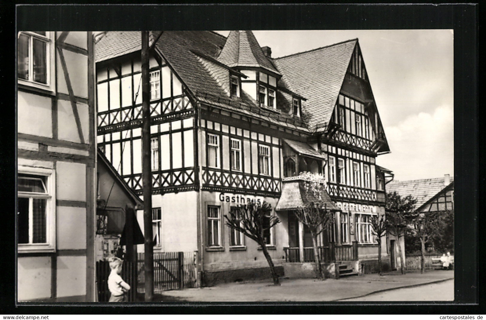 AK Unterweissbach (Thür. Wald), HO-Gasthaus Und FDGB-Erholungsheim Goldene Lichte  - Autres & Non Classés