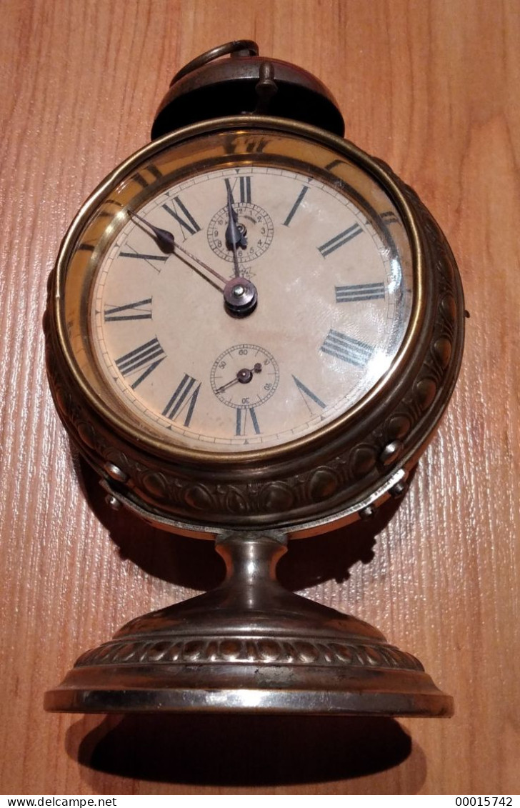 OLD GERMAN TABLE CLOCK - Other & Unclassified