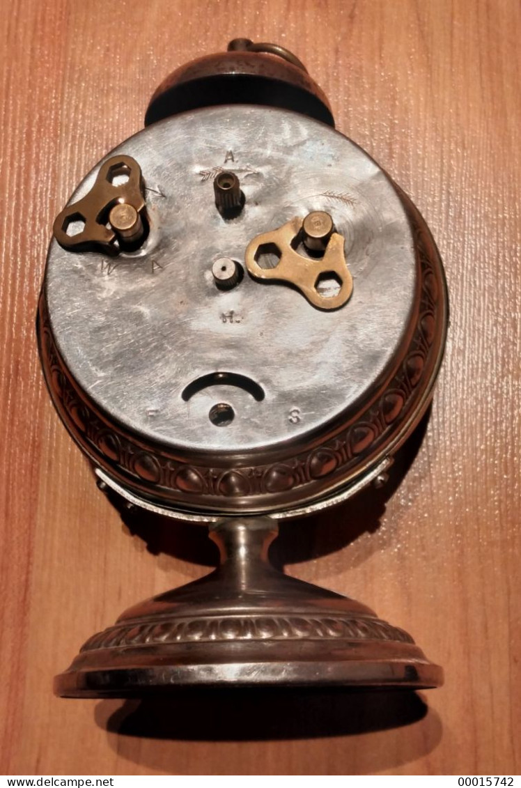 OLD GERMAN TABLE CLOCK - Other & Unclassified