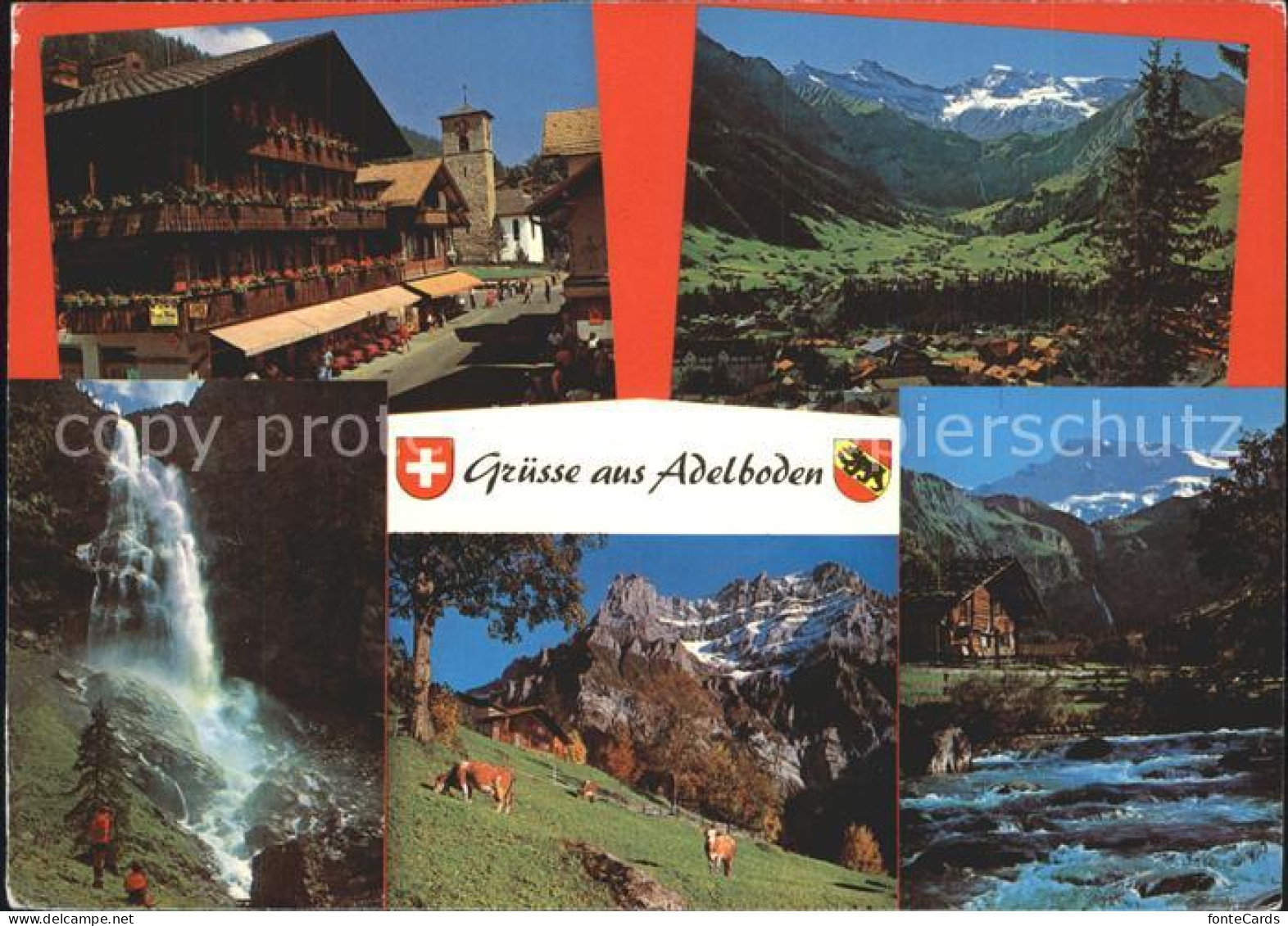11979637 Adelboden Gasthof Wasserfall Kuehe  Adelboden BE - Sonstige & Ohne Zuordnung