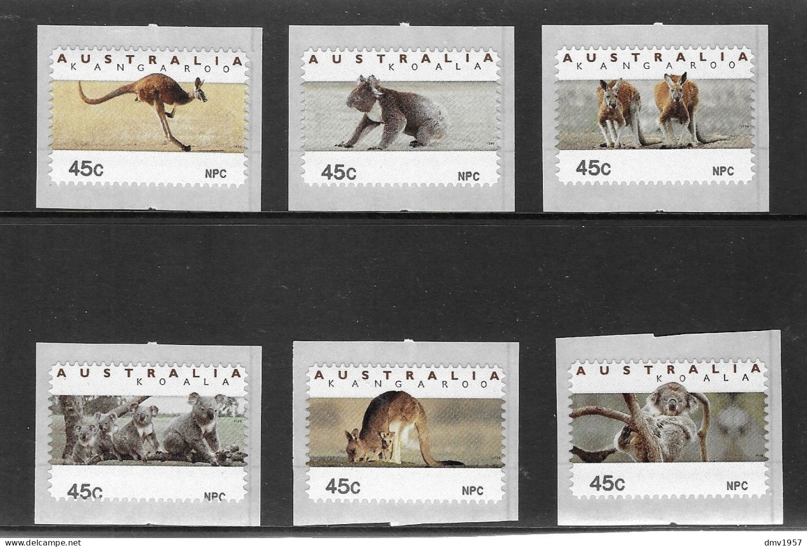 Australia 1994 MNH (S/A) NPC Counter Labels - Ungebraucht