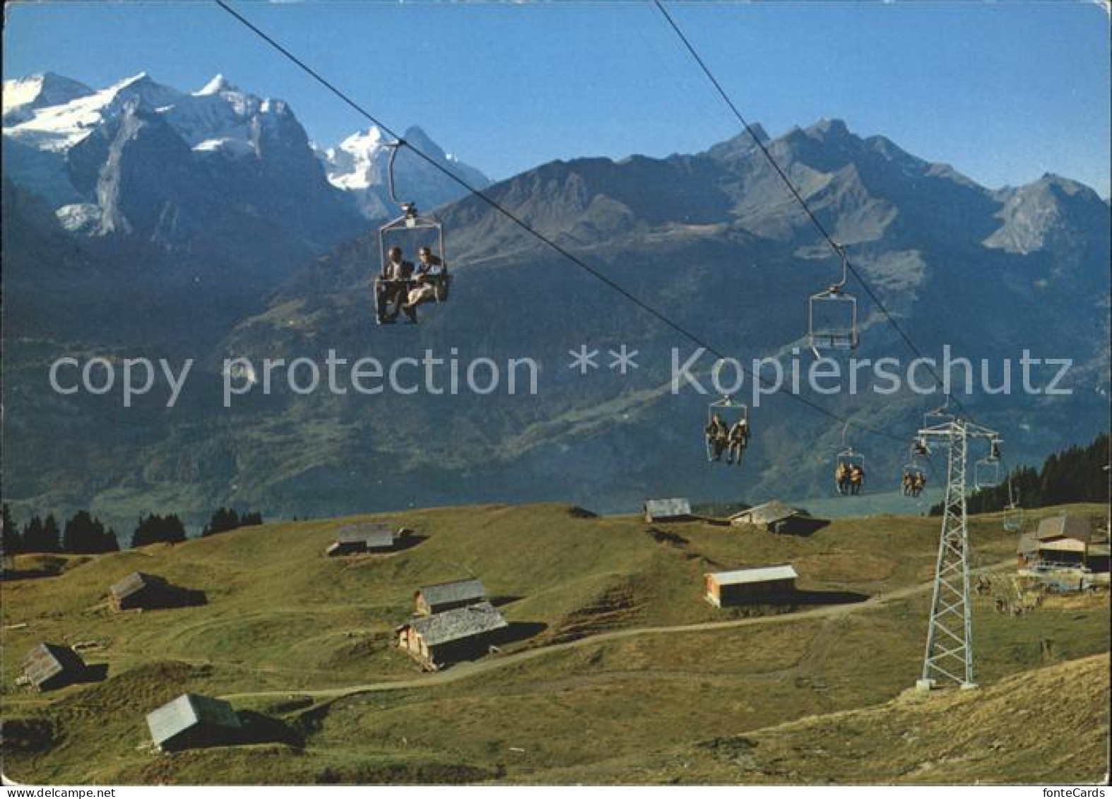 11977137 Hasliberg Gondelbahn Nach Kaeserstatt Wetterhorngruppe Hasliberg Golder - Altri & Non Classificati