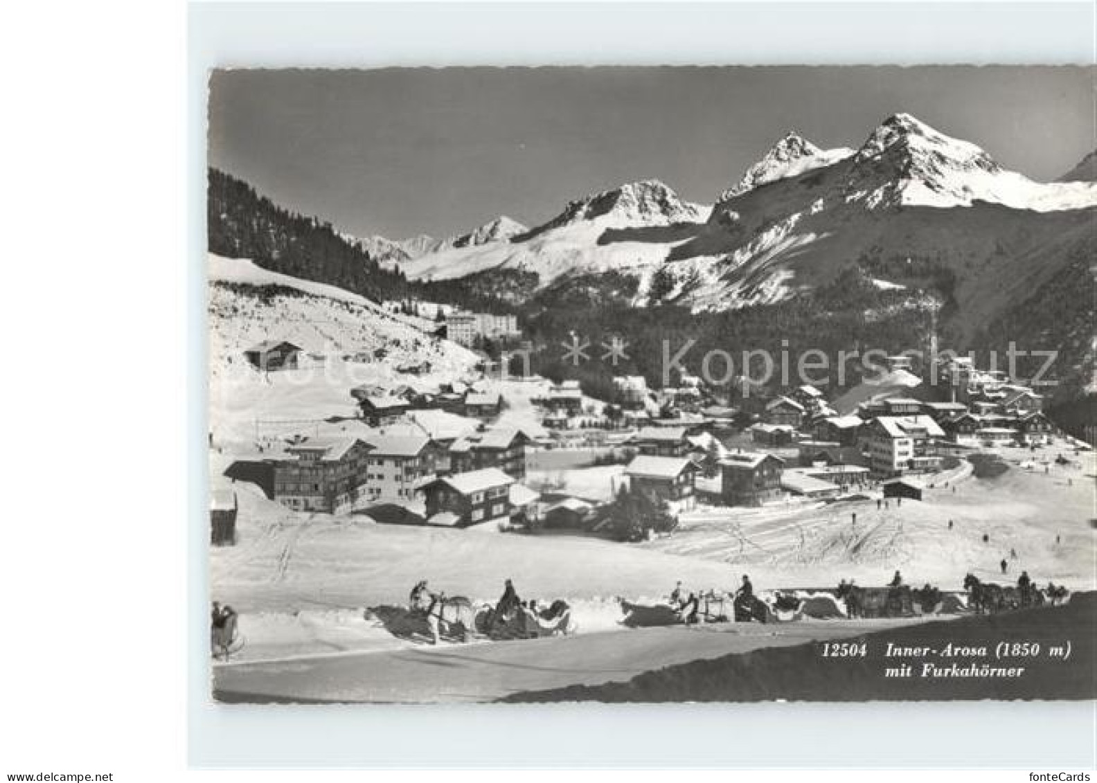 11976937 Inner Arosa Mit Furkahoerner Inner Arosa - Sonstige & Ohne Zuordnung