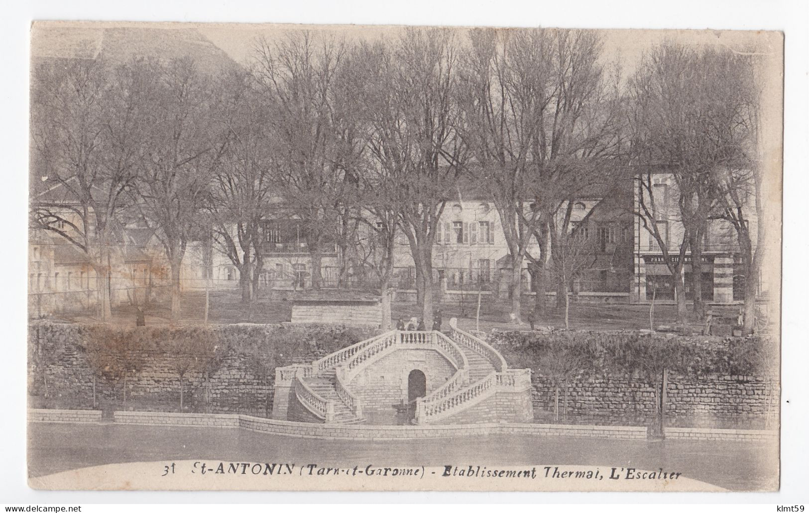 Saint-Antonin - Etablissement Thermal, L'Escalier - Sonstige & Ohne Zuordnung