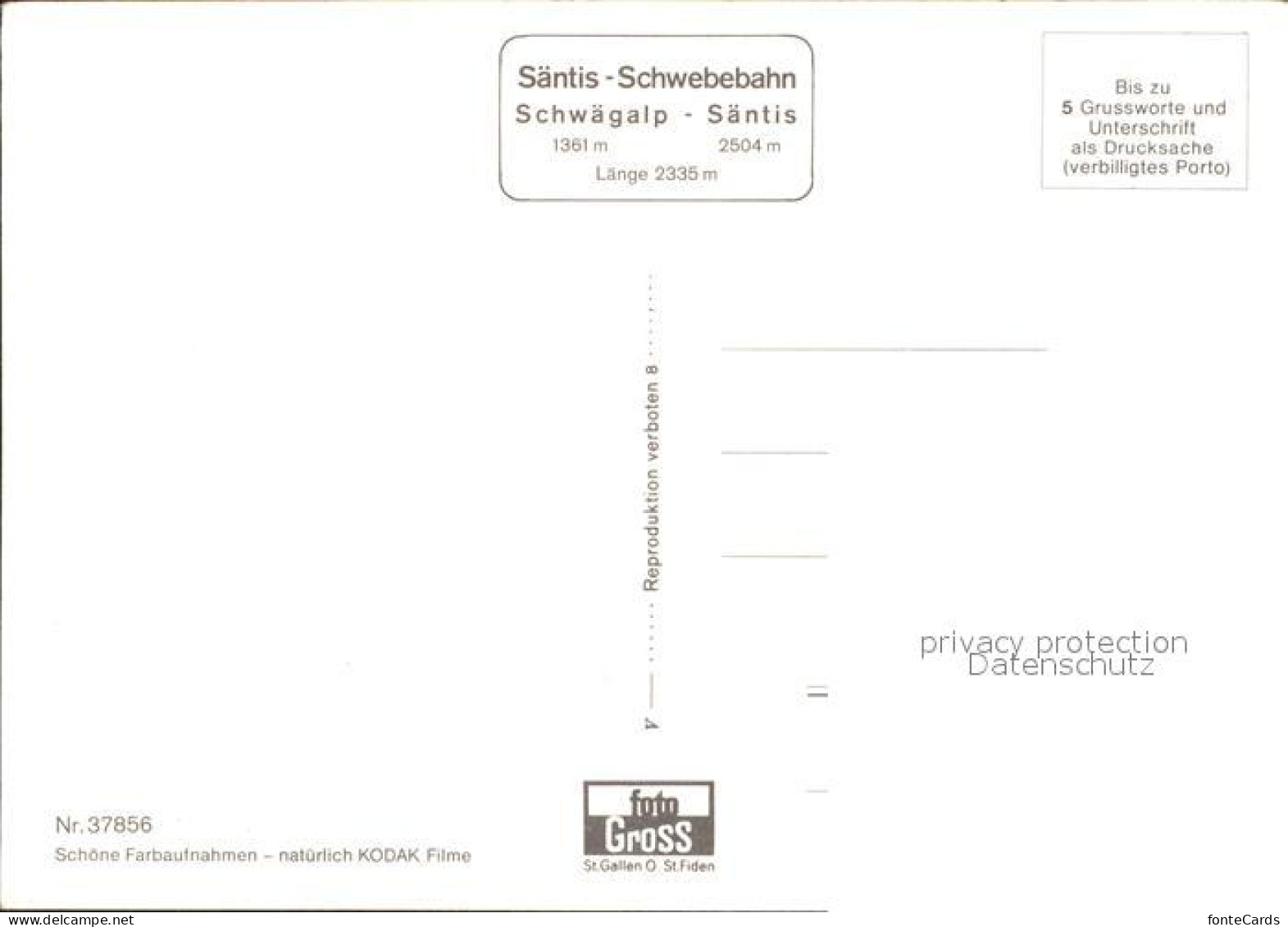 11972807 Saentis AR Seilbahn Schwaegalp Saentis AR - Autres & Non Classés