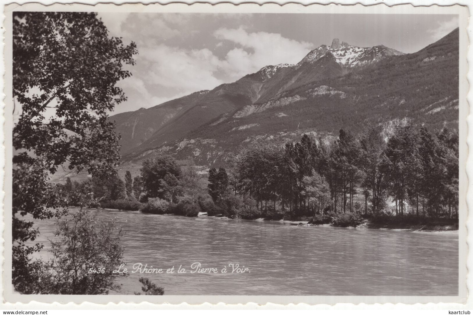 5436 Le Rhone Et La Pierre à Voir. - (Schweiz/Suisse/Switzerland) - Martigny - Martigny