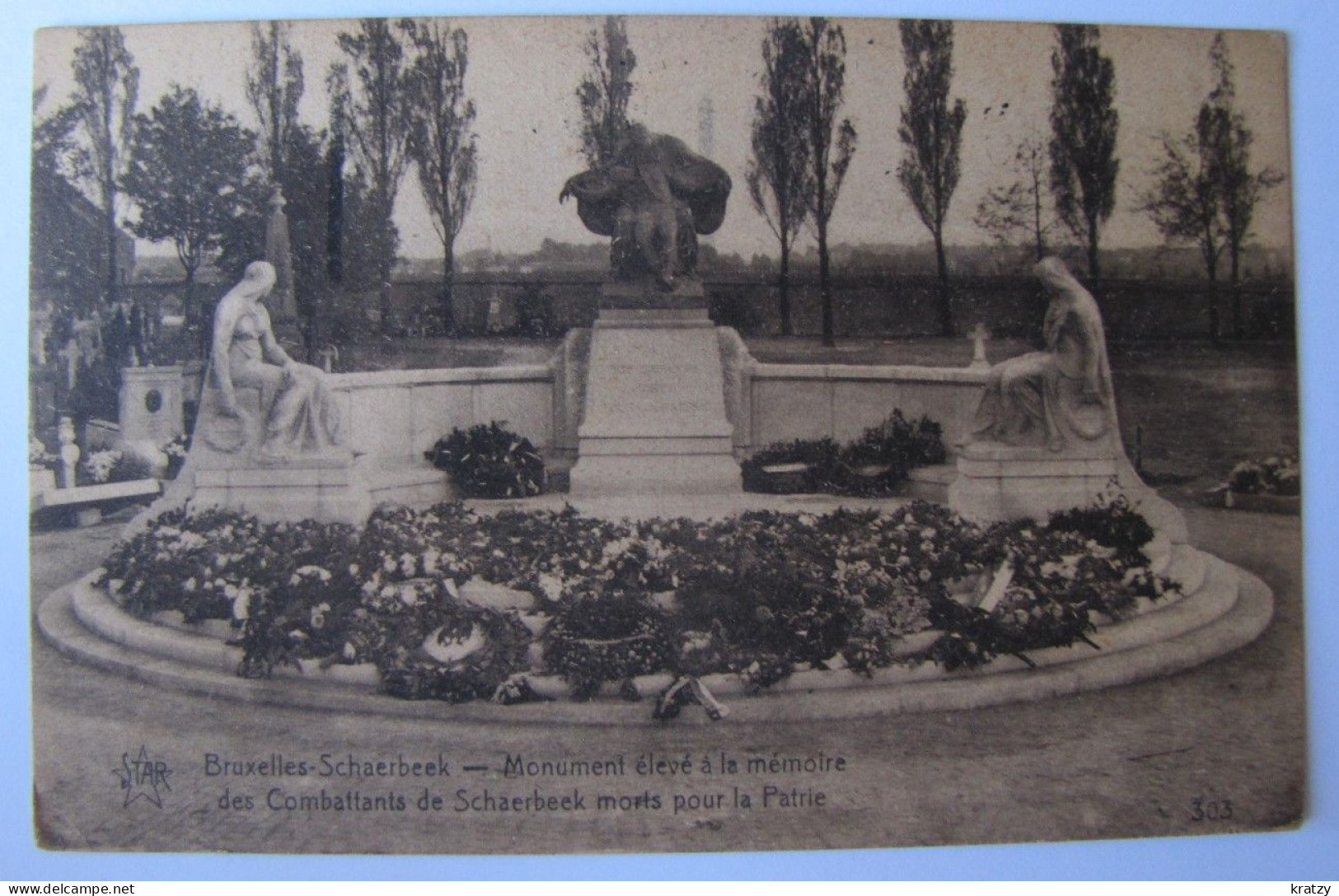 BELGIQUE - BRUXELLES - SCHAERBEEK - Le Monument Aux Morts - 1935 - Schaerbeek - Schaarbeek