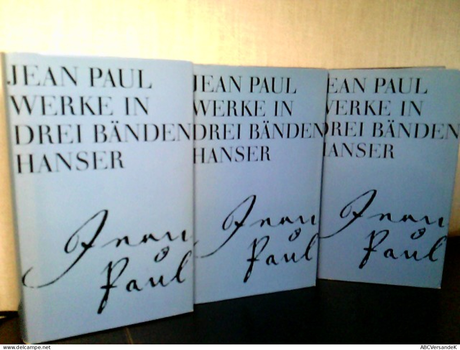 Konvolut: 3 Bände (von3) Jean Paul - Werke In Drei Bänden - Komplette Ausgabe. - German Authors