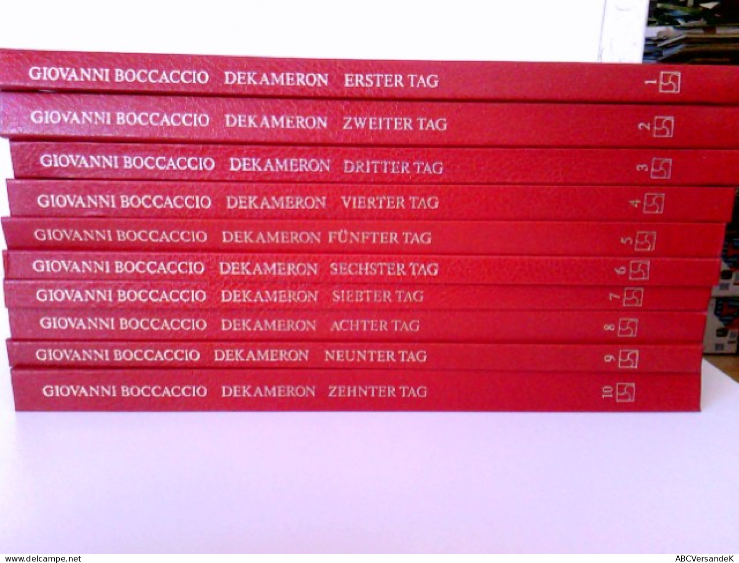 Konvolut: 10 Bände (von10)  Dekameron. - Other & Unclassified