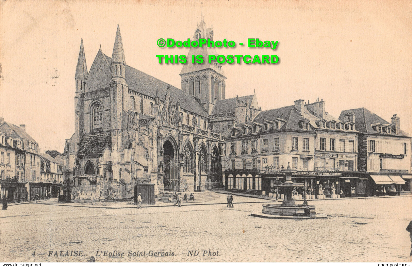 R417430 Falaise. L Eglise Saint Gervais. ND. Phot. 1912 - Monde