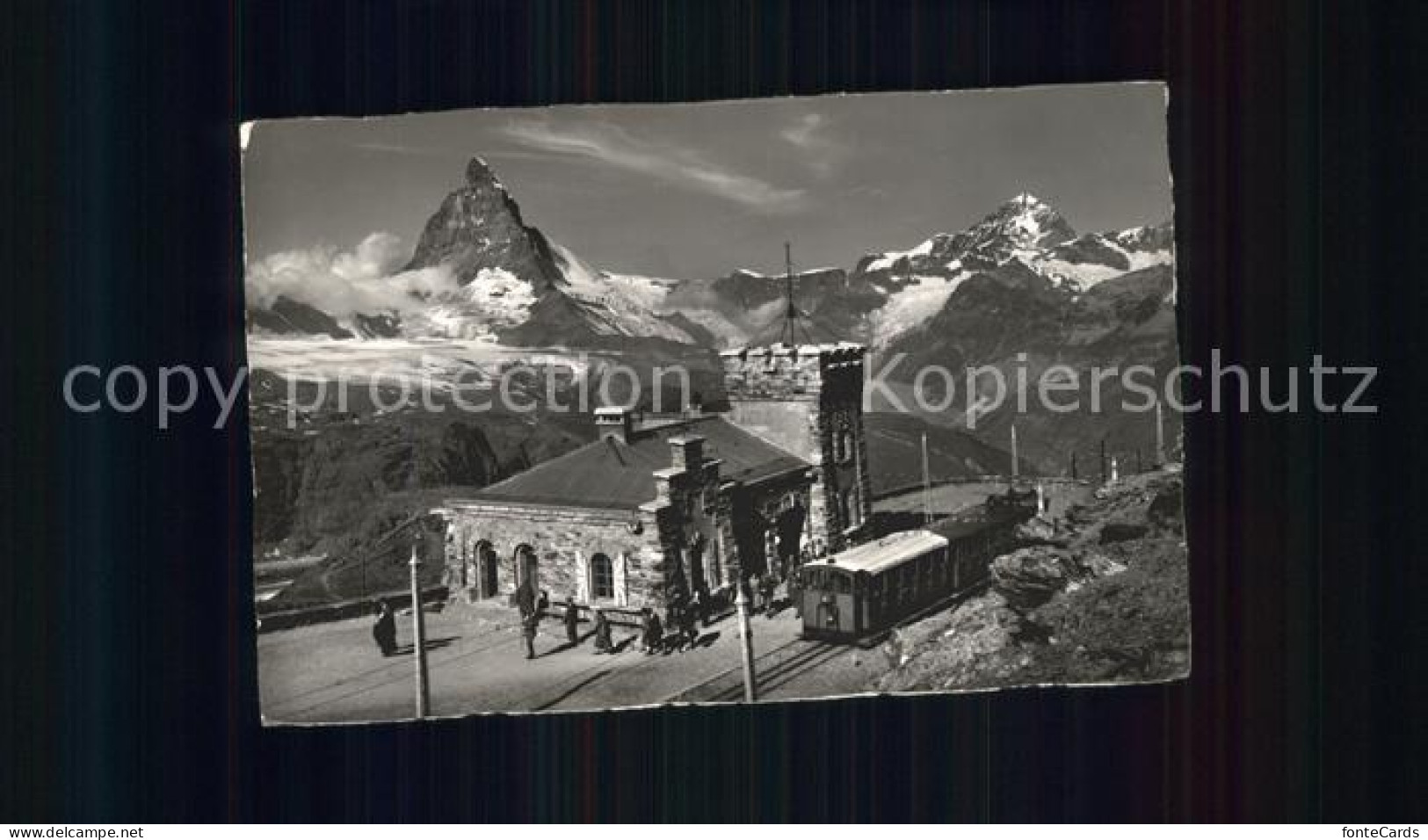 11962257 Zermatt VS Station Gornergrat Zahnradbahn Matterhorn Dent Blanche Walli - Altri & Non Classificati