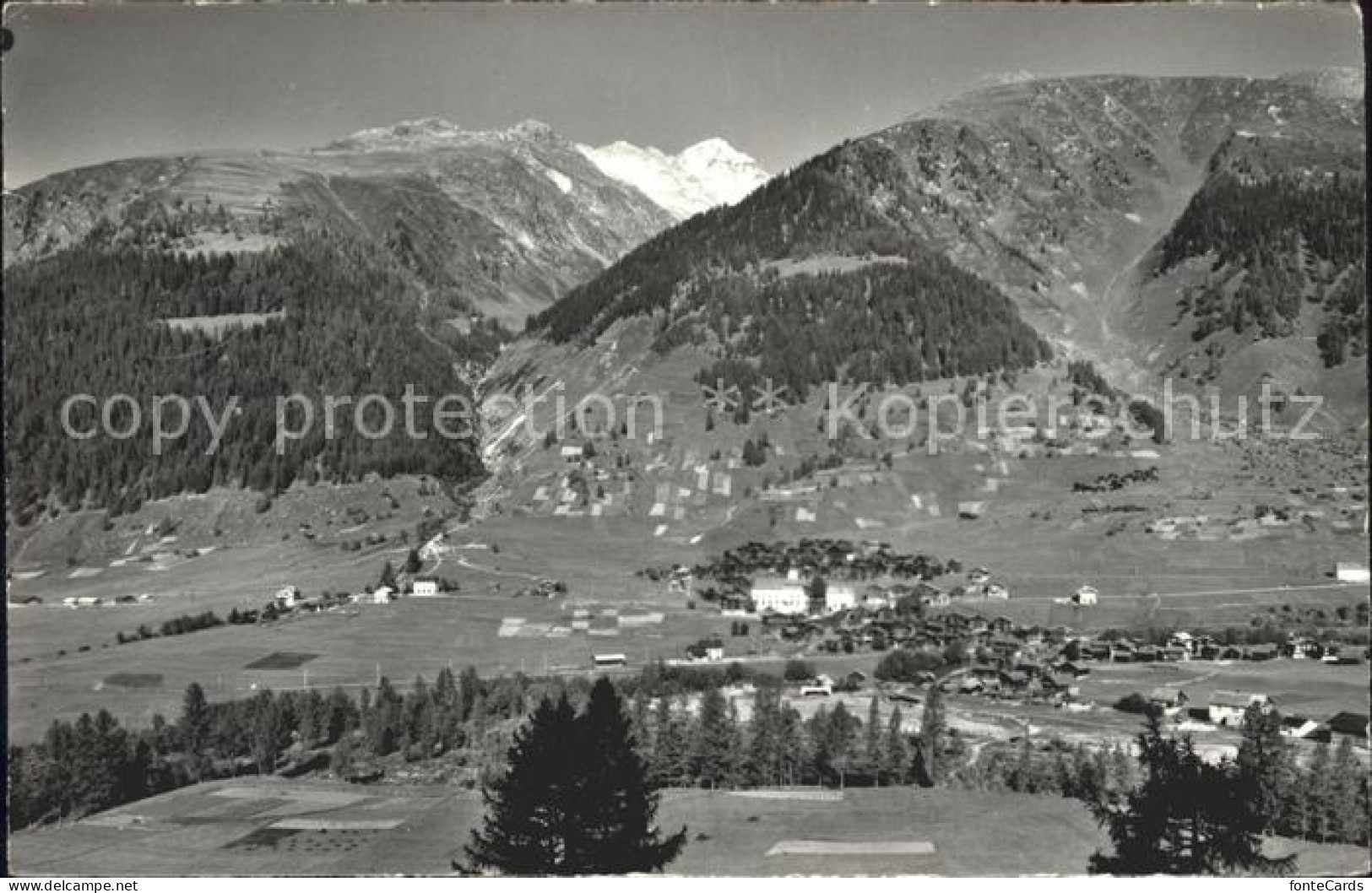 11962247 Reckingen Goms Panorama Mit Galmihorn Berner Alpen Reckingen - Altri & Non Classificati